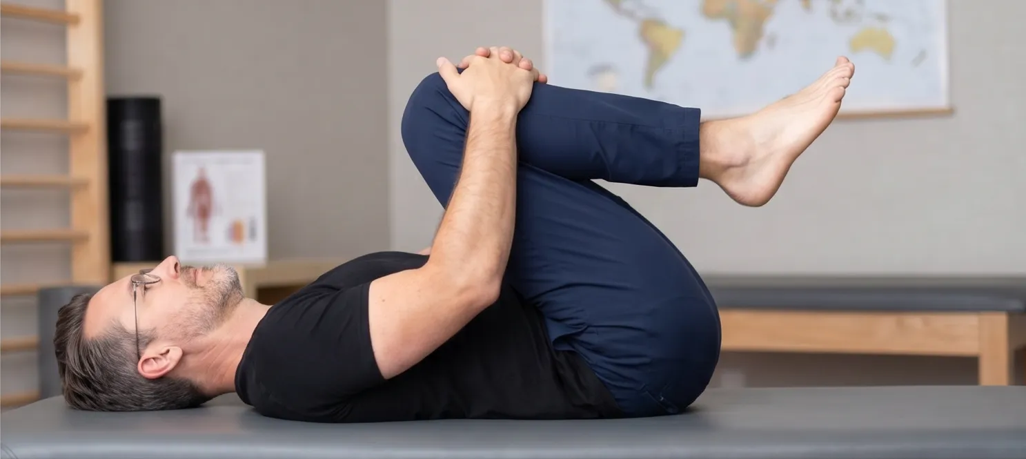 Double Knee-to-Chest Stretch